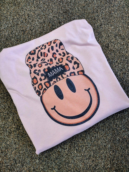 Mama smiley face shirt