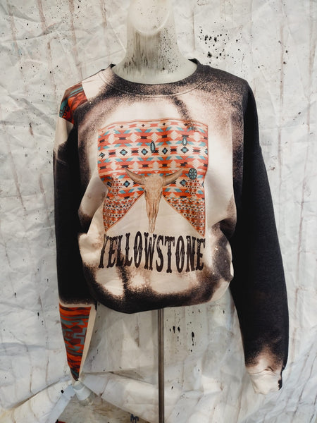 Yellowstone bleach sweatshirt