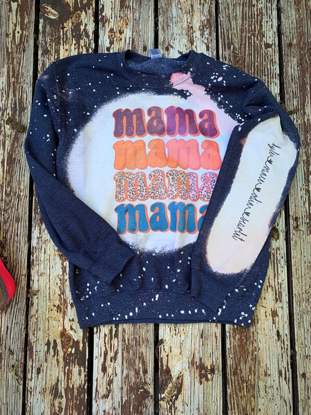 mama  Bleached sweatshirt