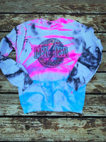 Mama tye dye Bleached sweatshirt