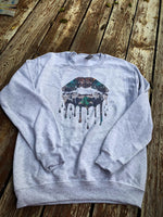 Cowhide lips  shirt