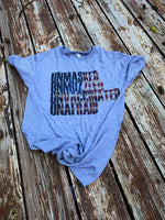 Unmasked Unmuzzled shirt