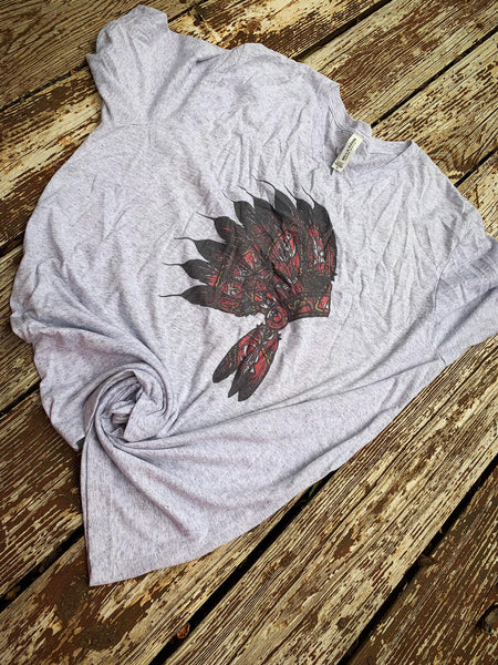 chiefs head dress shirt