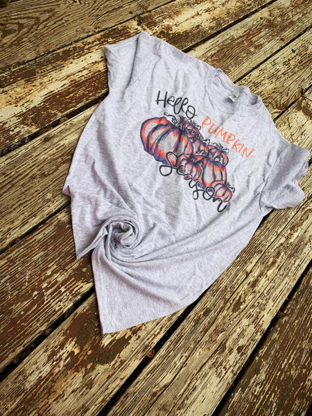 hello pumpkin season  shirt