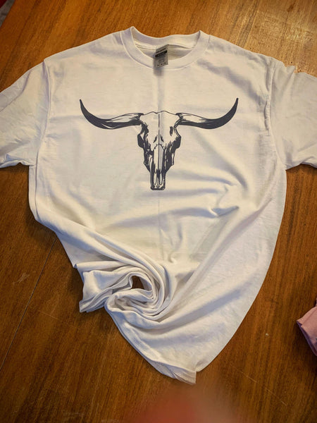 Bull skull shirt