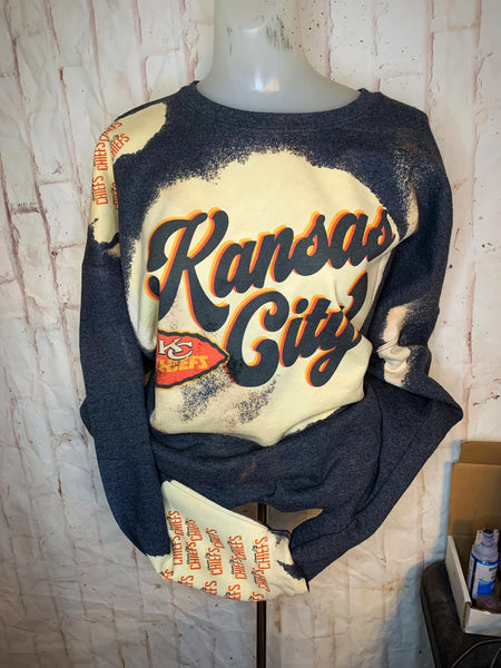 kansas city Bleached sweatshirt