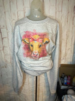 Pink cow shirt