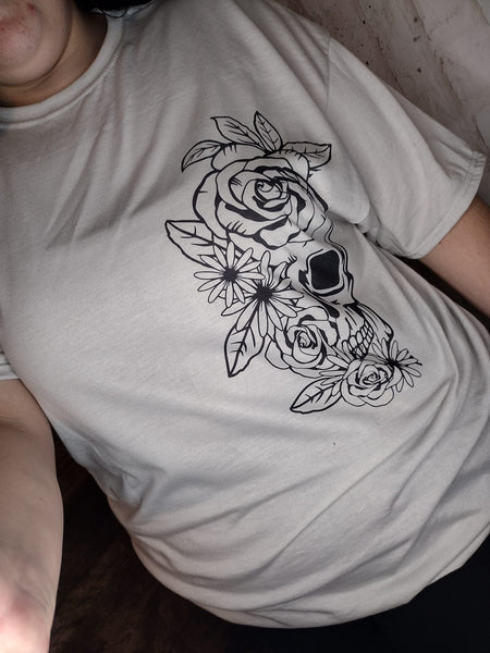 Flower Skull shirt