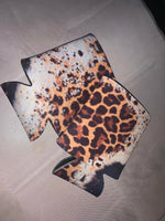 Leopard cowhide Koozie