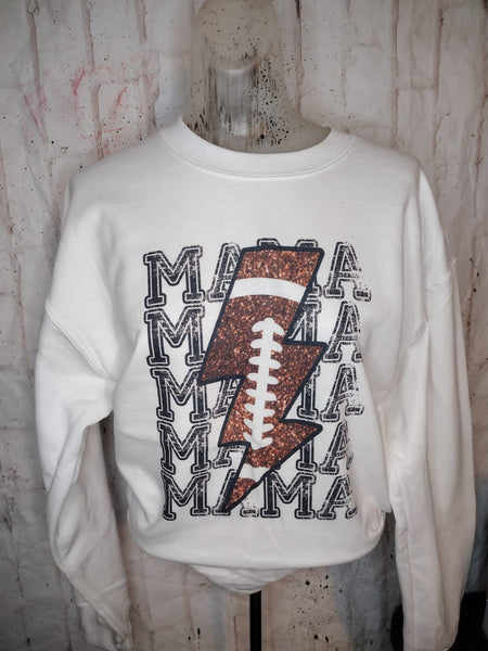 Mama football bolt shirt