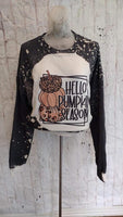 Hello Pumpkin season Bleached sweatshirt