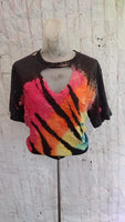 Tye dye cut Tee