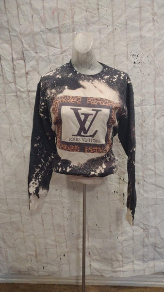 LV Leopard Bleached sweatshirt