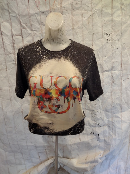 Gucci splatter bleach tee