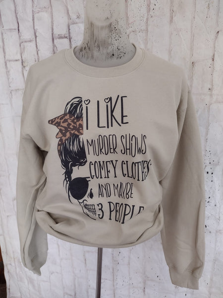 I like murder shows shirt