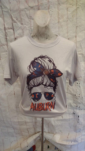 Messy Bun Auburn shirt