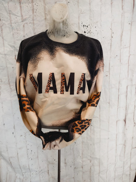 Leopard mama sweatshirt