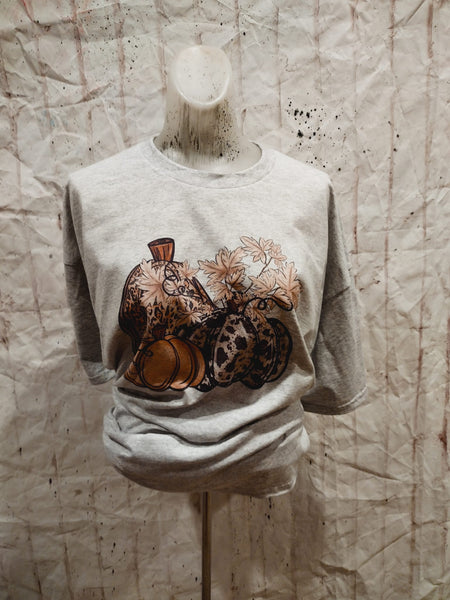 Cowhide pumpkins shirt