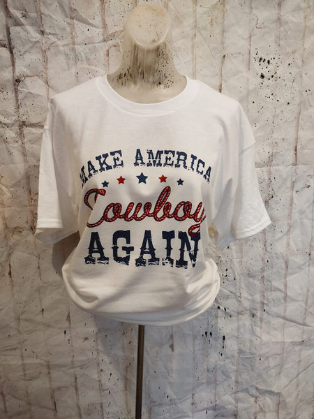 Make America cowboy again shirt