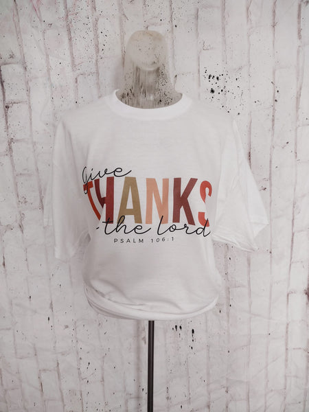 Give thanks shirt