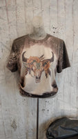 Sunflower bull skull Tee