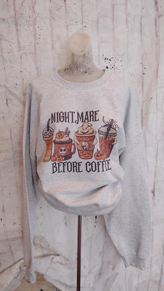 Nightmare before coffee shirt