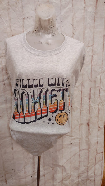 Filled with anxiety shirt