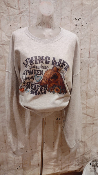 Living life between jesus shirt