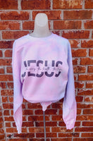 Wet dye Jesus Sweatshirt