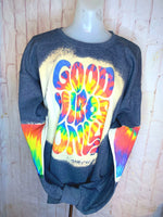 Good vibes only Bleached sweatshirt