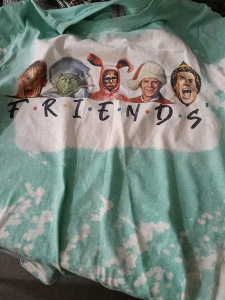 Christmas friends bleach shirt