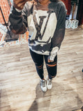 Lv Bleached sweatshirt